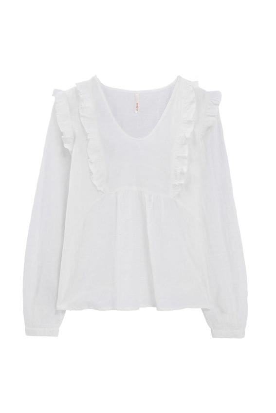 Blusa blanca IKKS