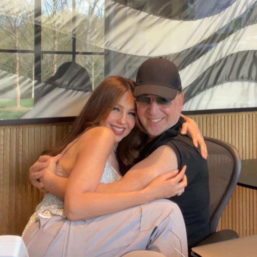 Thalía y Tommy Mottola