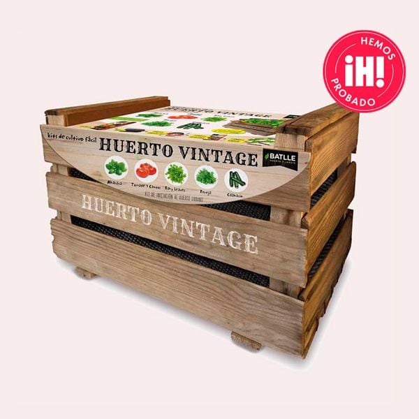 kit de cultivo huerto vintage