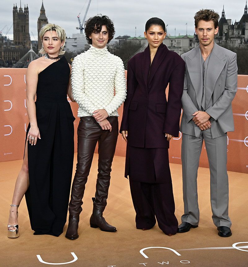 Timothée Chalamet en la premier de 'Dune 2' en Londres