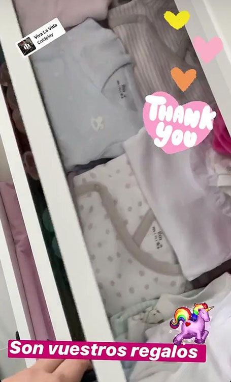 Toñi Moreno, emocionada por los regalos para su bebé en la recta final de su embarazo