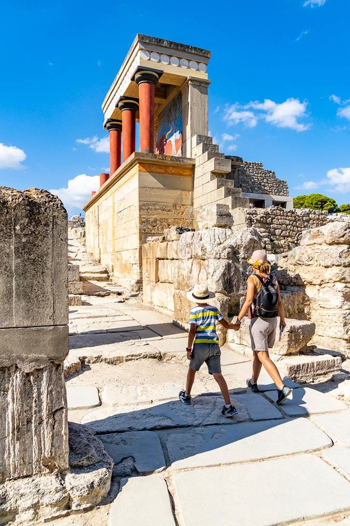 Palacio de Knossos, Creta, Grecia