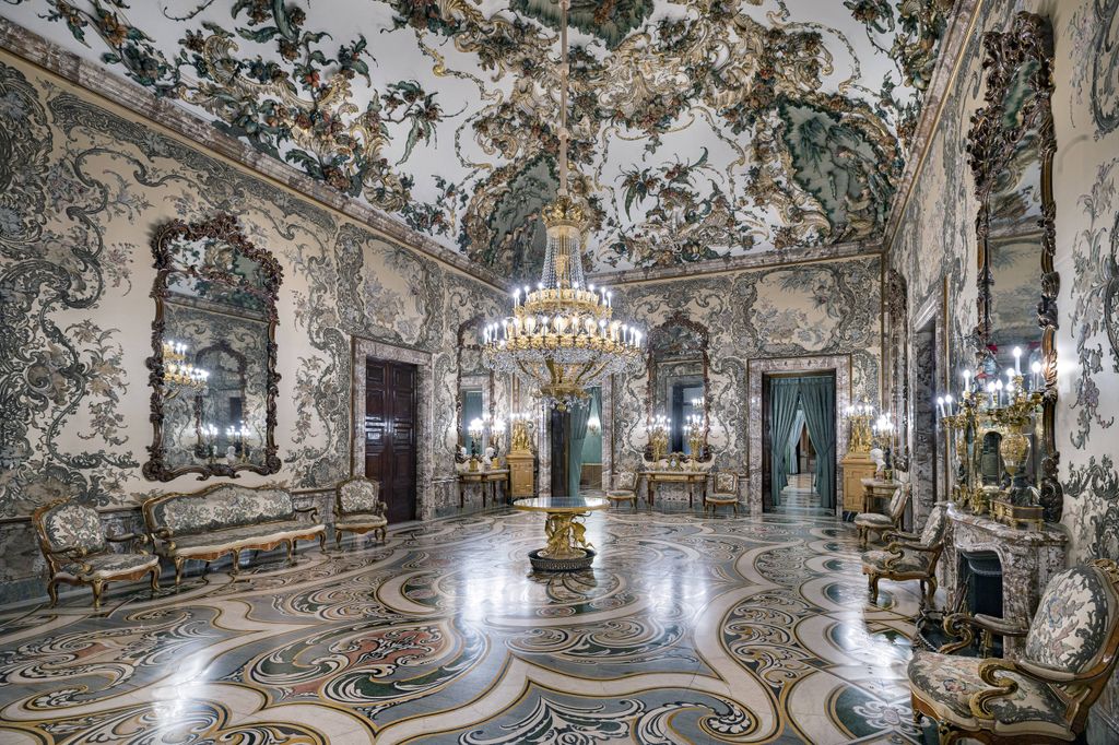 Salón de Gasparini del Palacio Real de Madrid