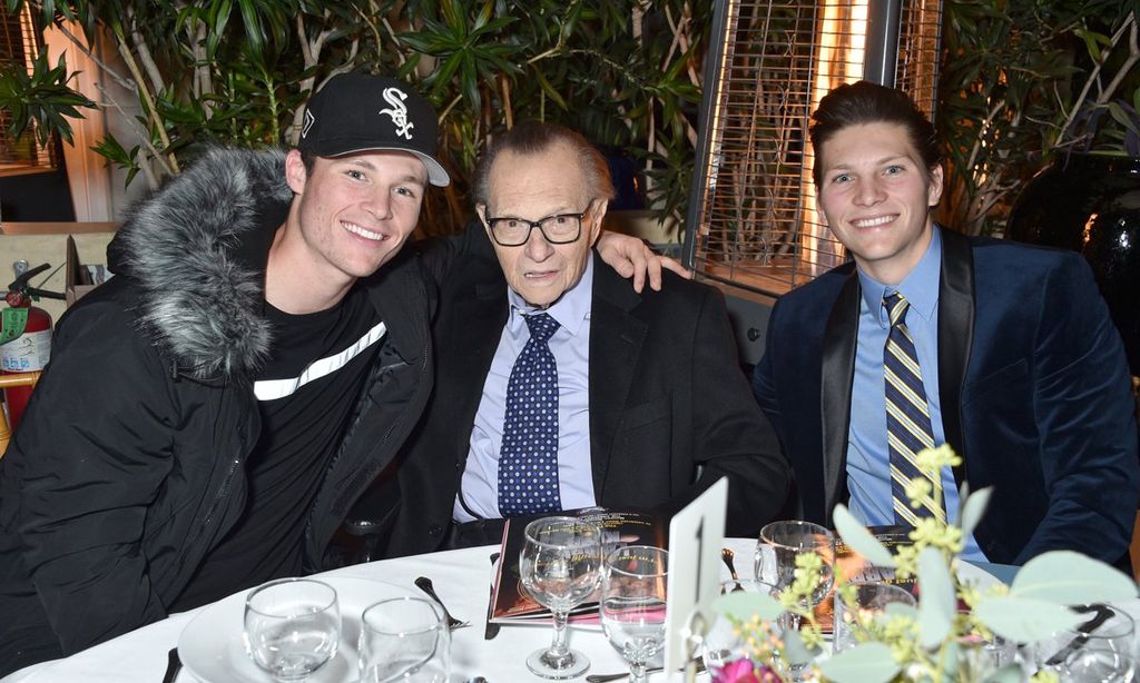 Cannon Edward King, Larry King and Chance Armstrong King