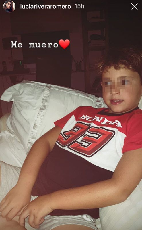 ¡Se le cae la baba! Lucía Rivera comparte una imagen de sus 'dos campeones'