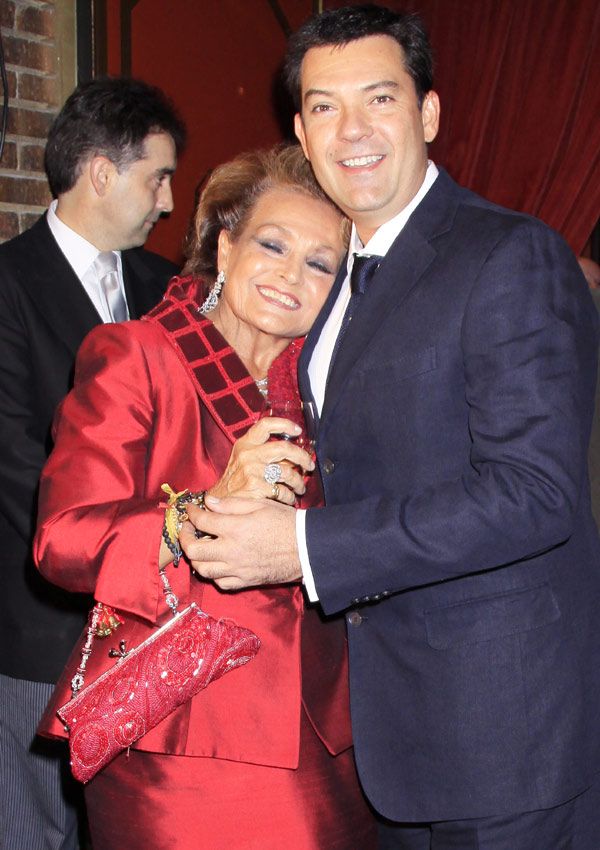 Carmen Sevilla con su único hijo, Augusto Algueró