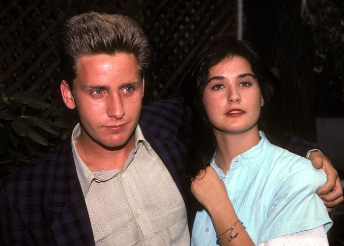 Demi Moore y Emilio Estevez