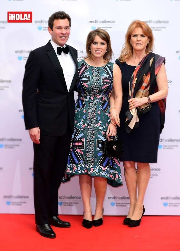 Eugenia de York, Jack Brooksbank y Sarah Ferguson