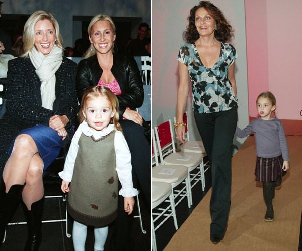 Con dos años, Talita ya acudía a los desfiles junto a su madre, Alexandra von Furstenberg y su tía, la princesa Marie Chantal de Grecia 