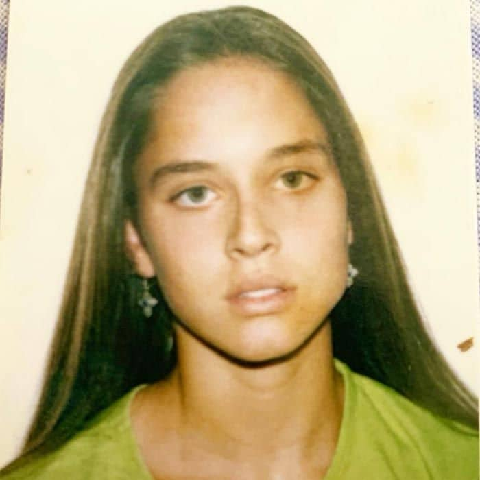 Lorena Van Heerde a los 14 años