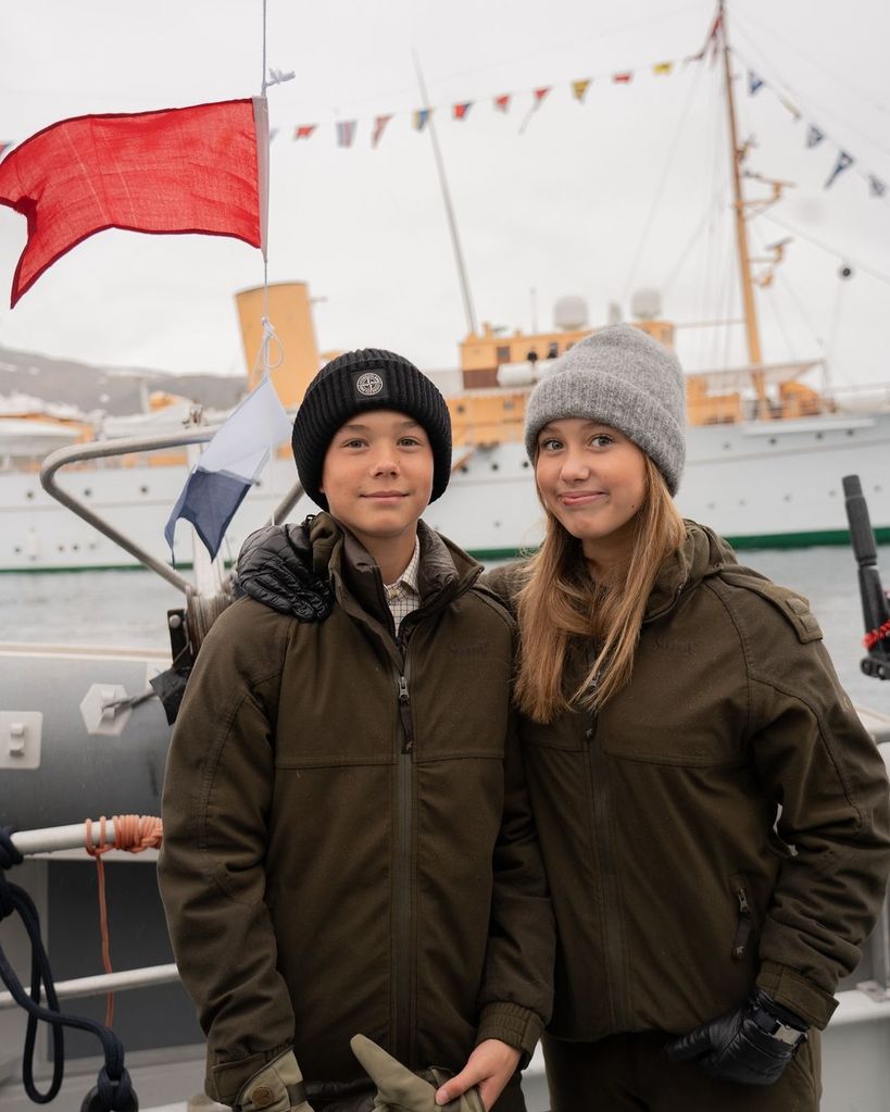 Vincent y Josephine de Dinamarca acompañan a sus padres a una visita a Groenlandia