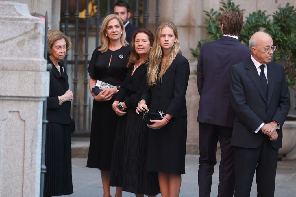 La Reina Sofí­a, la Infanta Cristina, Alexia de Grecia e Irene Urdangarin