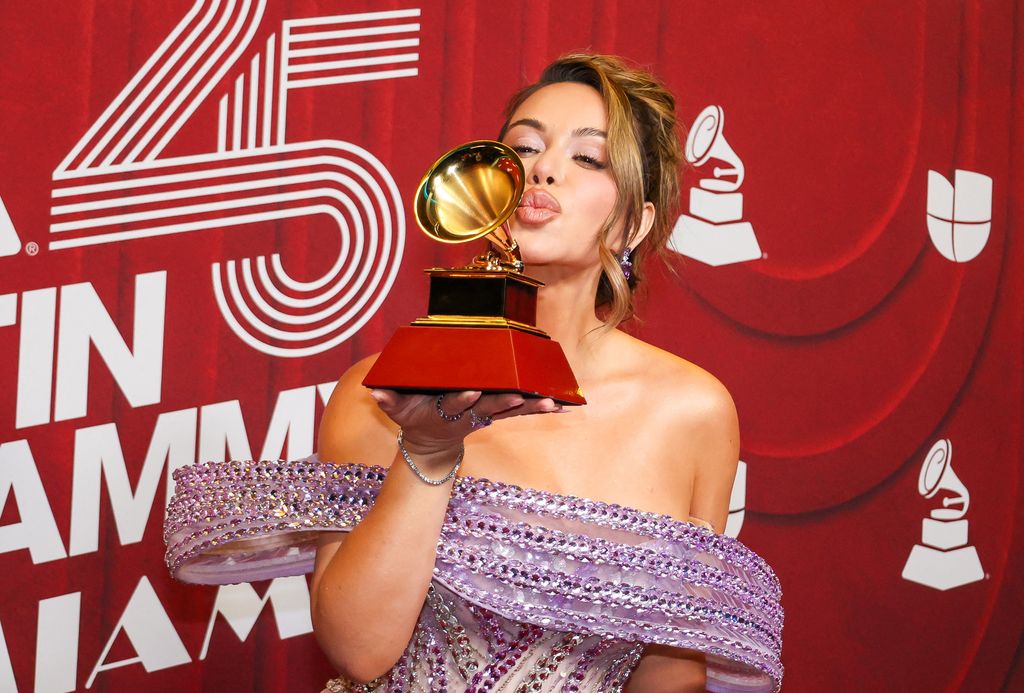 Chiquis Rivera en la 25 edición de los Premios Grammy Latinos. 14 de noviembre de 2024. Miami 