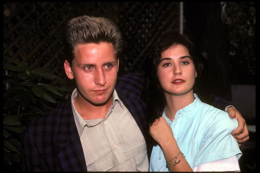 Demi Moore y Emilio Estevez