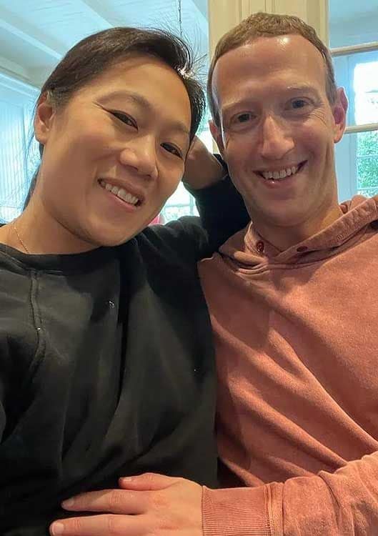 Marc Zuckerberg y Priscilla Chan