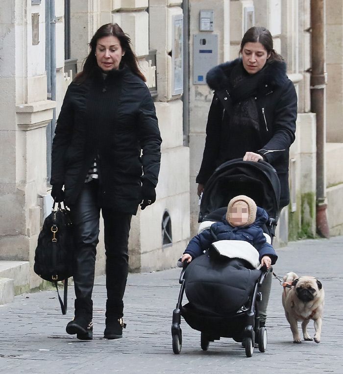 Cynthia Rossi y su madre