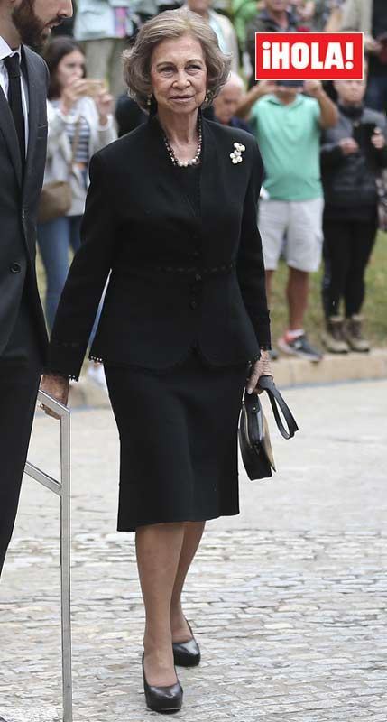 La reina Sofía en el funeral de Montserrat Caballé