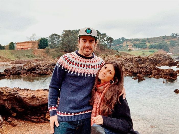 Fernando Alonso y Linda Morselli