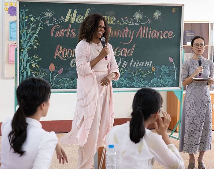 Michelle Obama precursora del proyecto educativo femenino de su ONG 