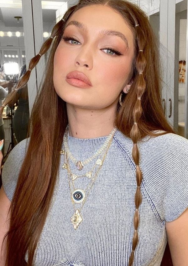 gigi hadid bubble trenzas