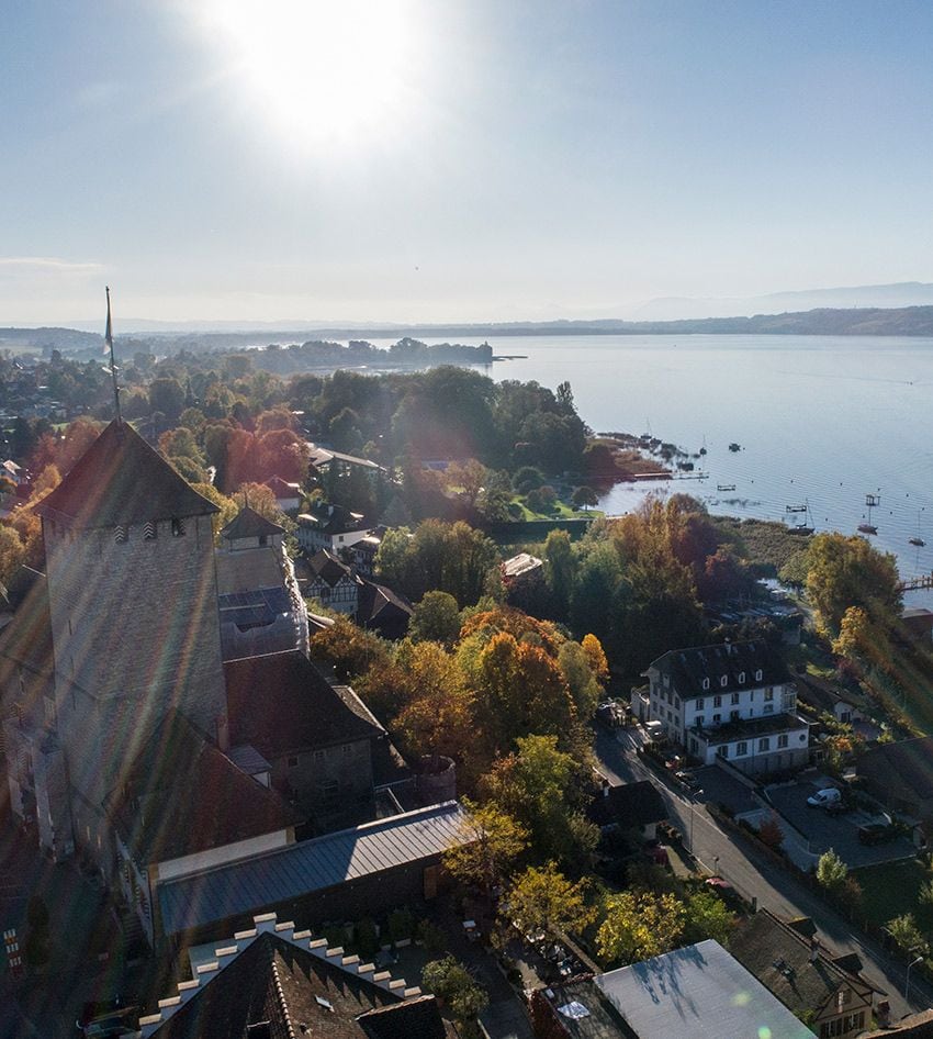 Panorámica de Friburgo, Suiza