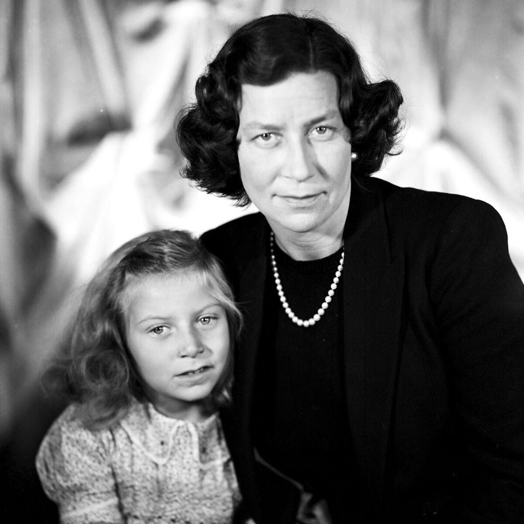 Princess Marie Bonaparte with her daughter Tatiana.