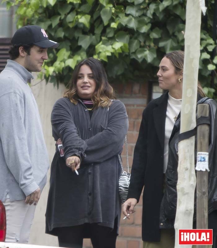 Felipe de Marichalar visitando a Gonzalo Caballero 