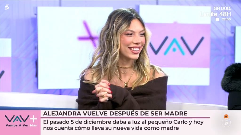 Alejandra Rubio vuelve al trabajo tras ser madre