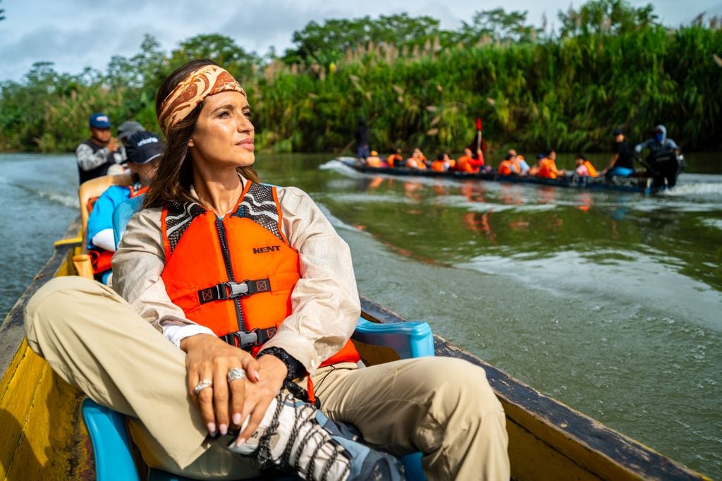 Sara Carbonero visita el Darién con UNICEF