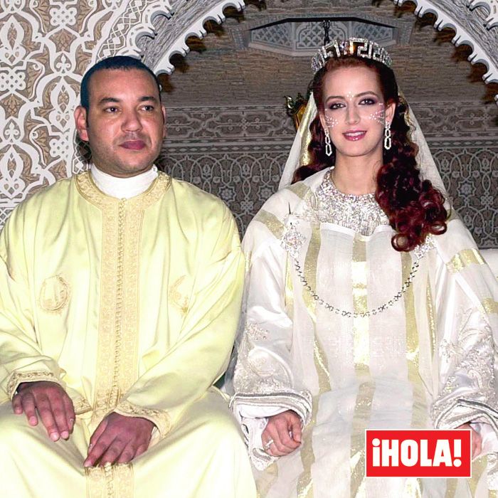 Mohamed VI y la princesa Lalla Salma