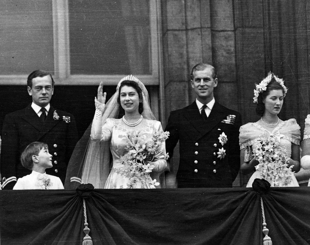 Vestido de novia de Isabel II