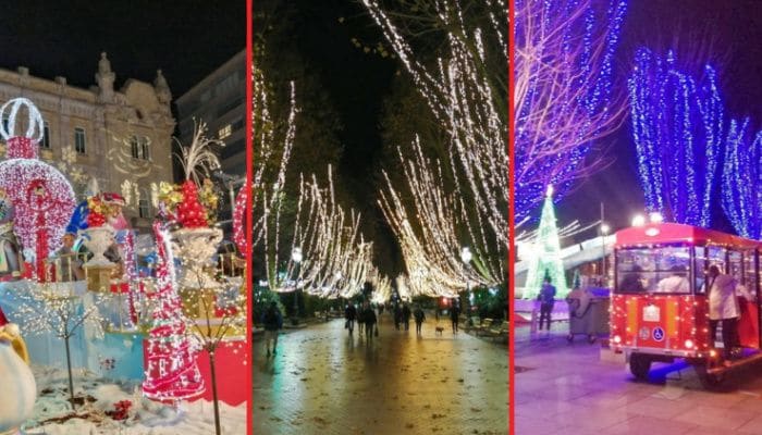 Luces de Navidad en Santander