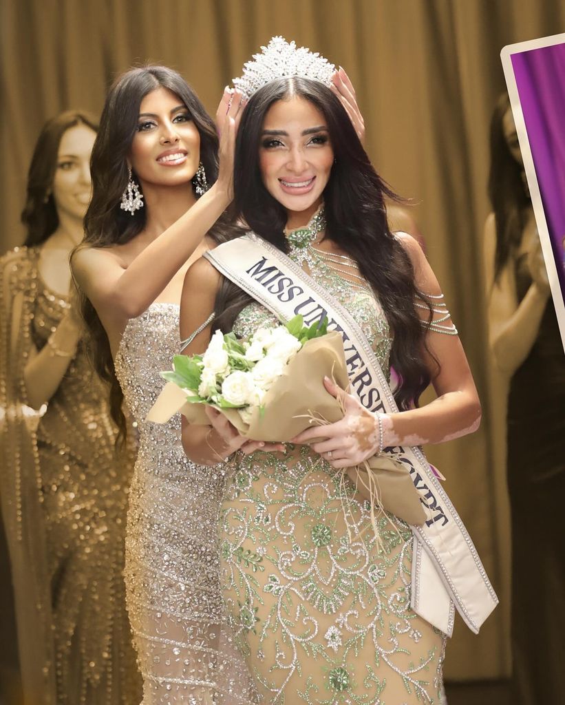 Logina Salah fue coronada como Miss Egipto el 5 de octubre de 2024.