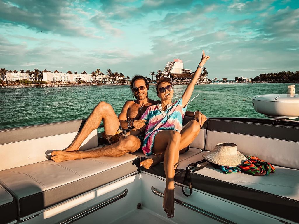 Angelique Boyer y Sebastián Rulli disfrutaron de esta escapada familiar.