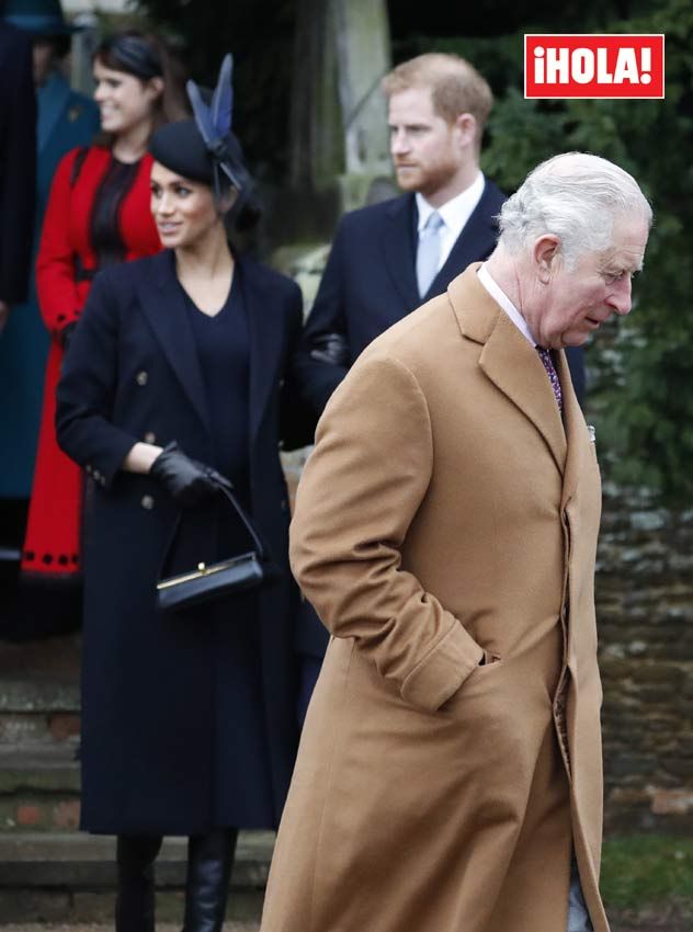 Príncipe Harry, Meghan Markle y príncipe Carlos