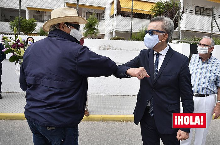 Ortega Cano se reencuentra con la familia de Rocío Jurado para homenajear a la artista