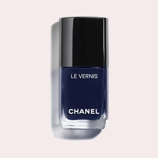 manicura chanel azul navy