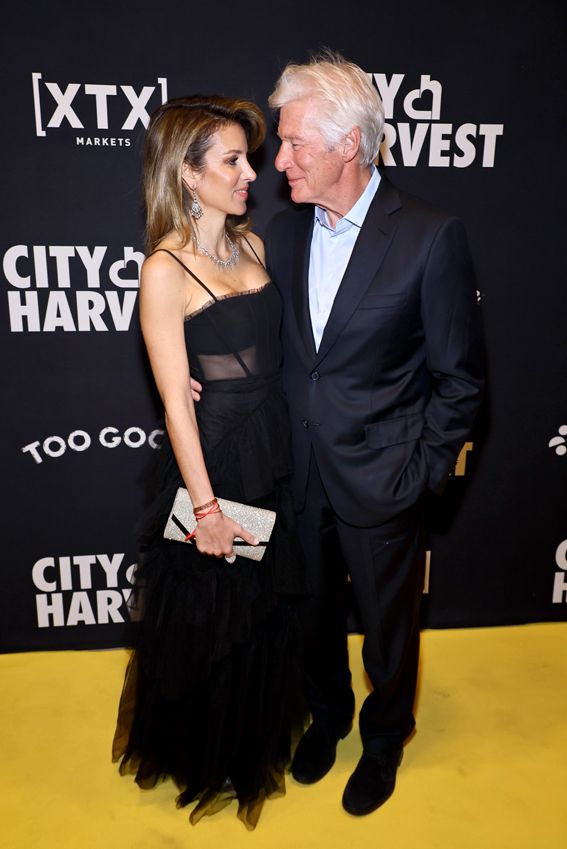 Richard Gere y Alejandra Silva en Nueva York