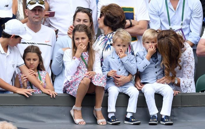 Mirka en Wimbledon