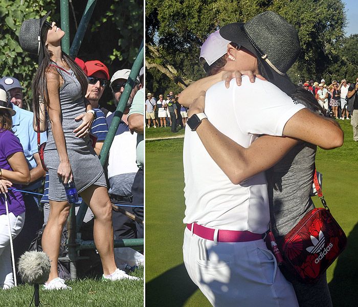 Sergio García y su celebración... ¡por partida doble!