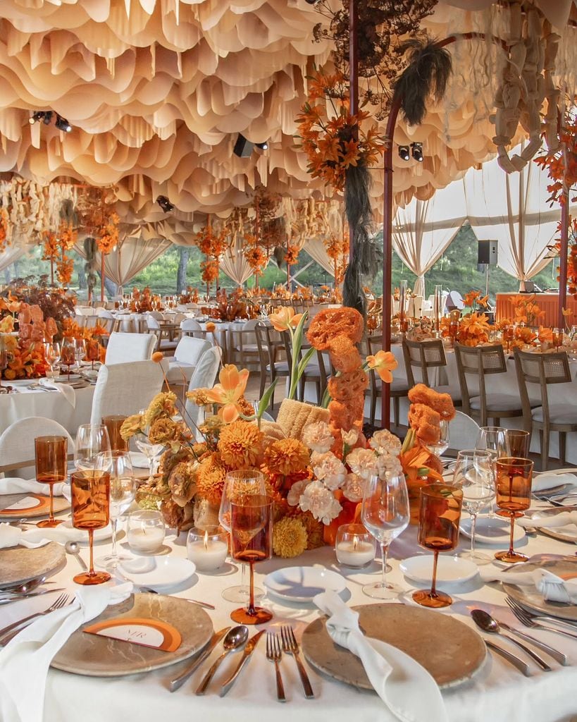 Errores en la decoración de bodas flores mesas