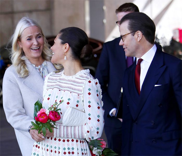 Haakon y Mette Marit de Noruega visitan Suecia