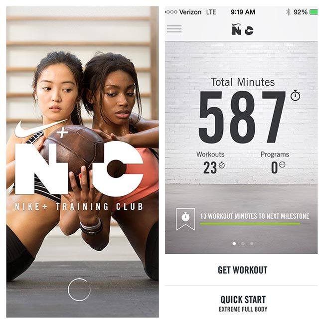 Nike+ Training Club