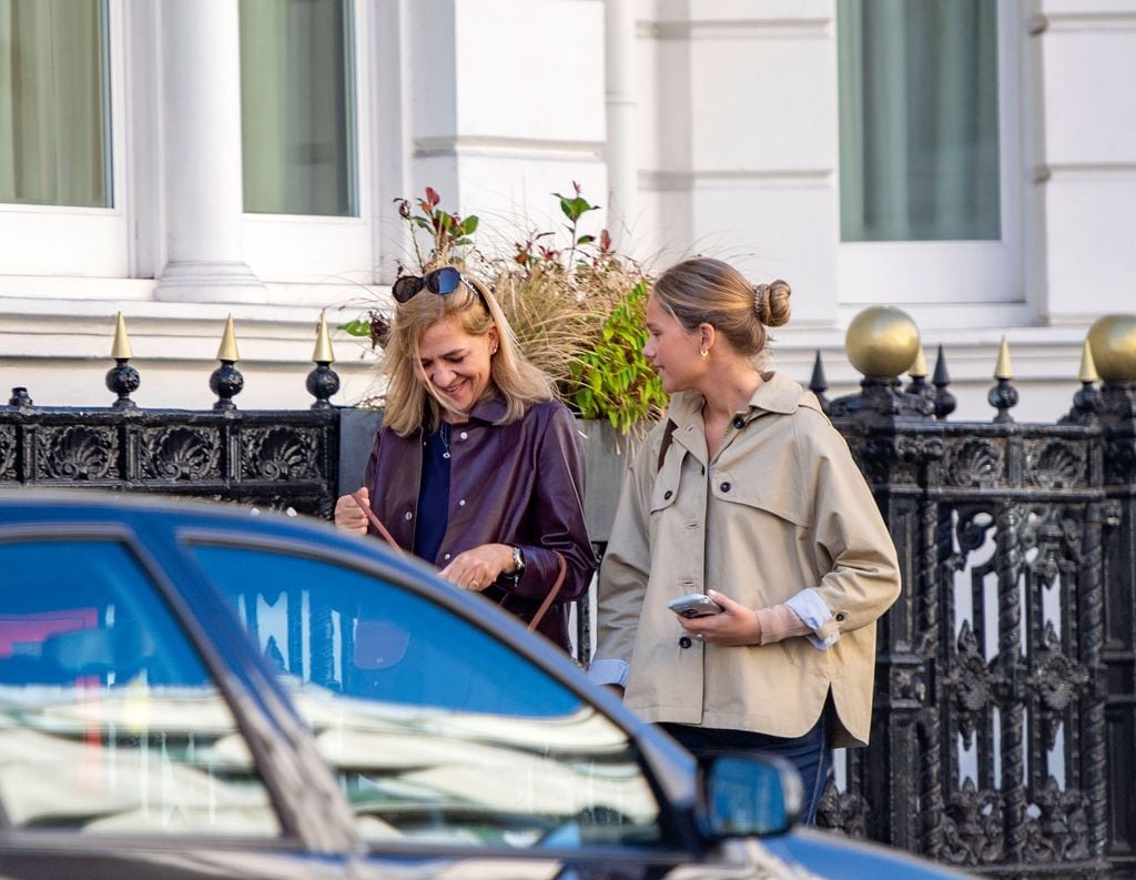 Infanta Cristina with her daughter Irene Urdangarin