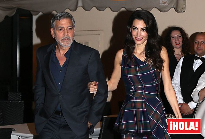 George y Amal Clooney 