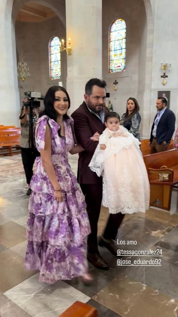 José Eduardo Derbez y Paola Dalay bautizaron a su hija este fin de semana en la Ciudad de México