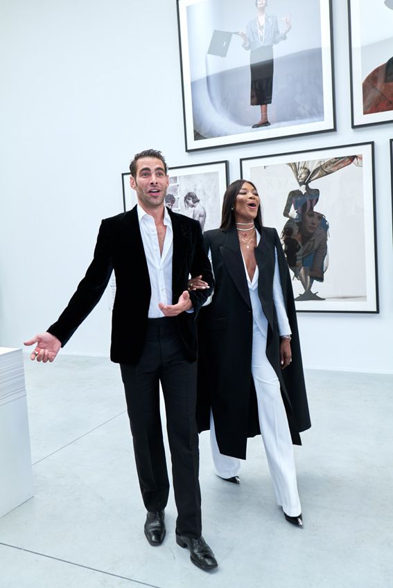 Jon Kortajarena y Naomi Campbell