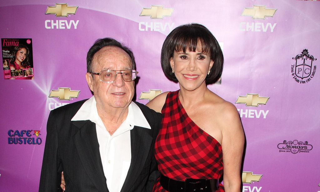 Roberto Gomez Bolaños with Florinda Meza