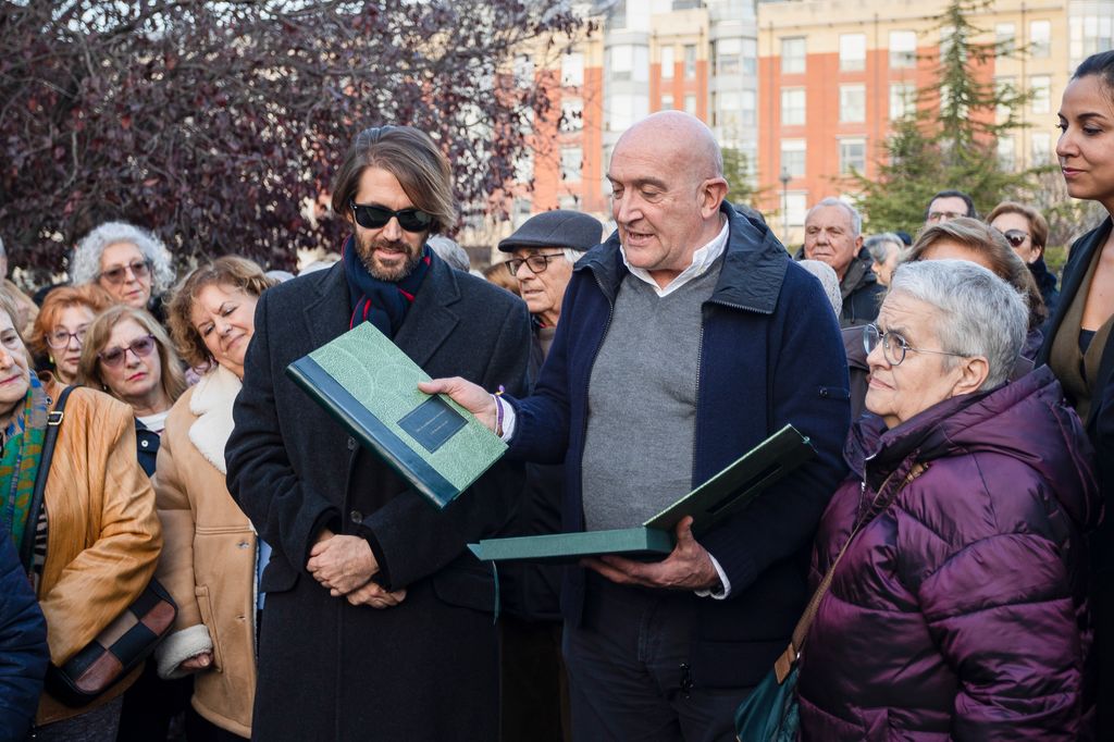 Jesús Julio Carnero, alcalde de Valladolid, con Manuel Velasco