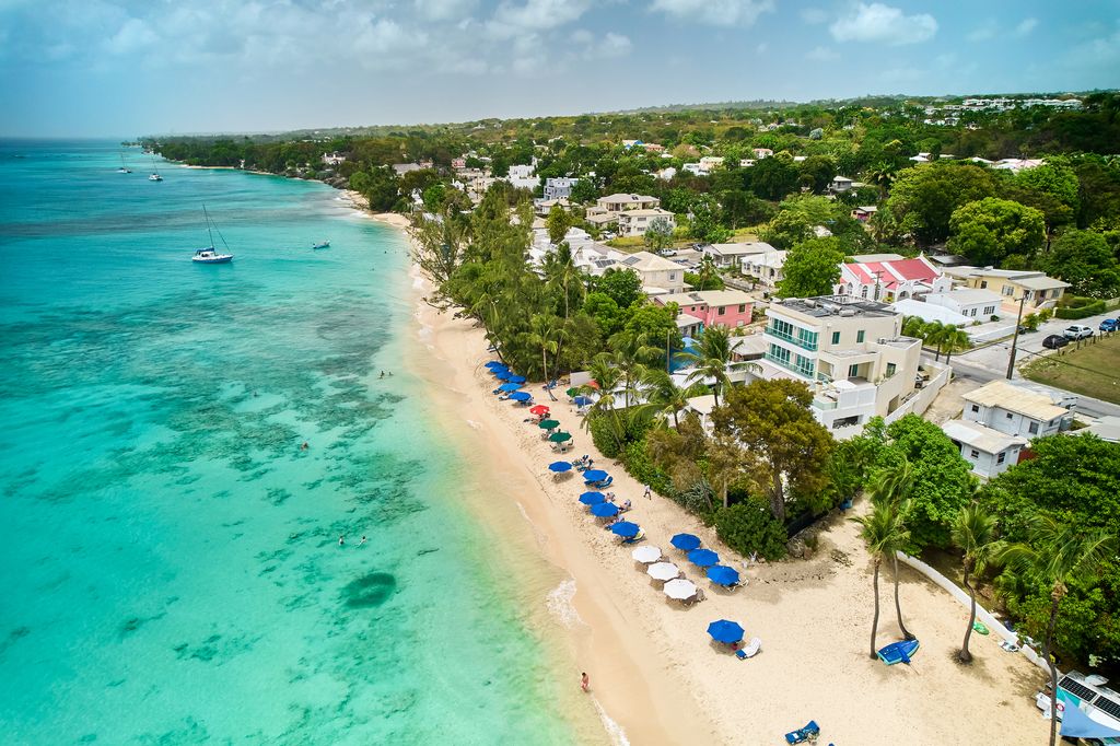 Alleynes Bay en la costa oeste de Barbados